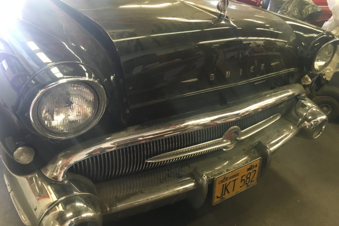 1957 Buick Century grill and headlights